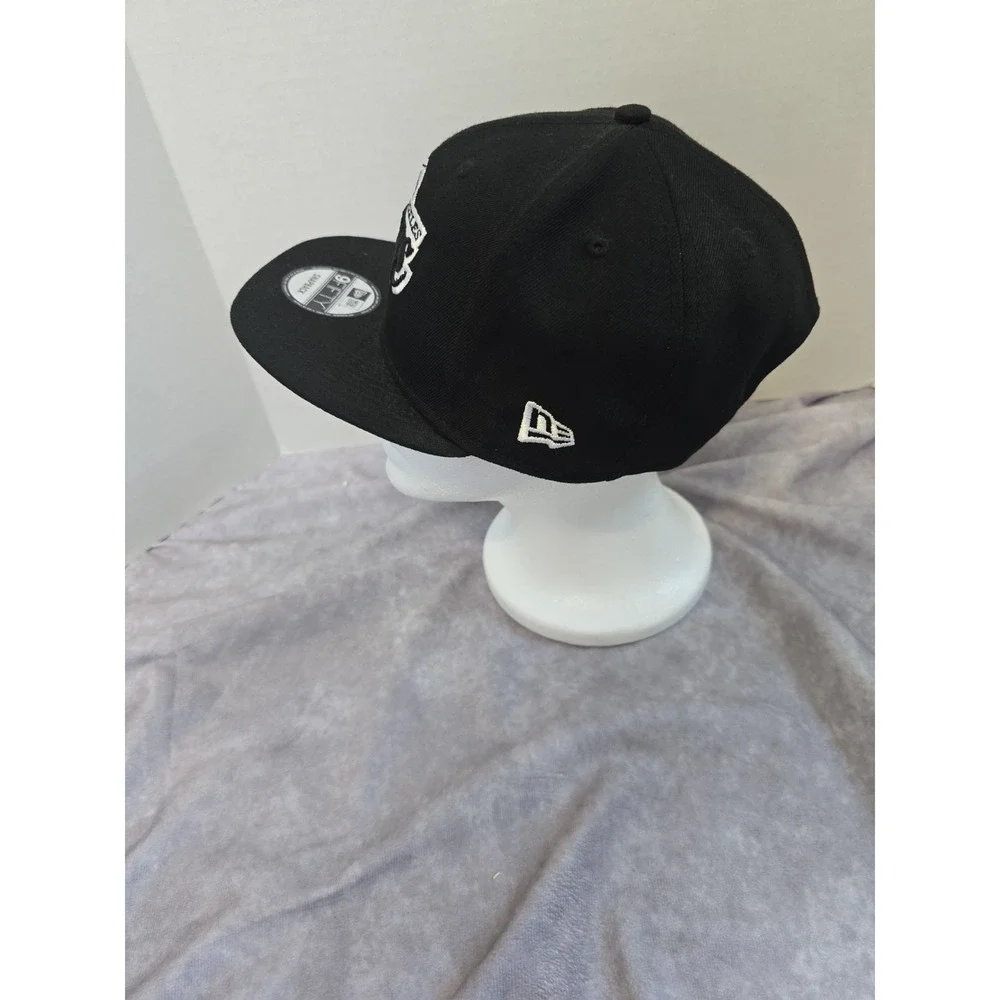 Los Angeles Lakers New Era 9FIFTY Snapback Hat Black White NBA Logo Cap Mens OS